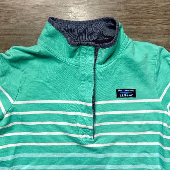 L.L. Bean Women's Soft Cotton Rugby Sweater - Picture 2 of 6